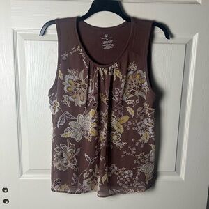 New York & Company Floral Tank Top